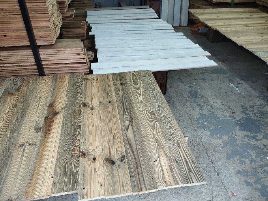 Podbitka deski elewacyjne postarzane szczotkowane jak stare producent