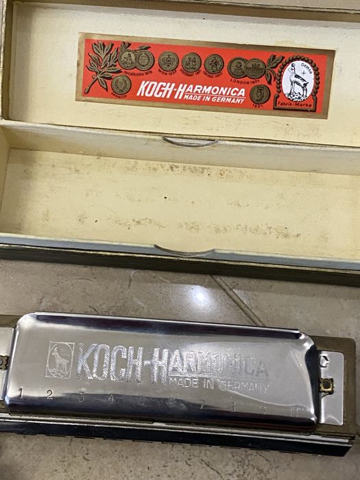 Губная гармошка M.Hohner Super Hromonica,Marine Band,Koch-Harmonica Германия