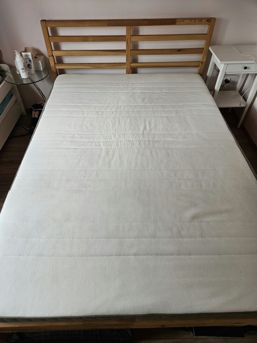 Łóżko ikea 140x 200 z Materacem Morgedal