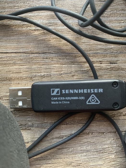 Słuchawki sennheiser  z mikrofonem