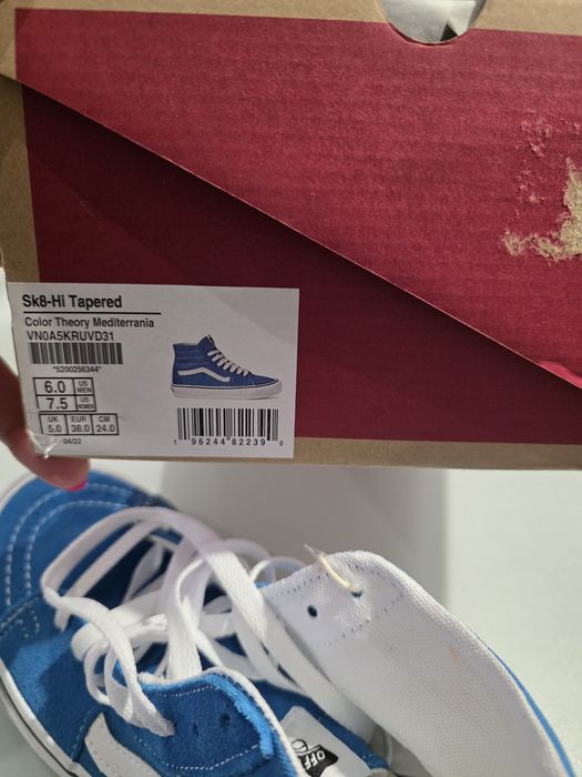Wysokie vansy Vans 38