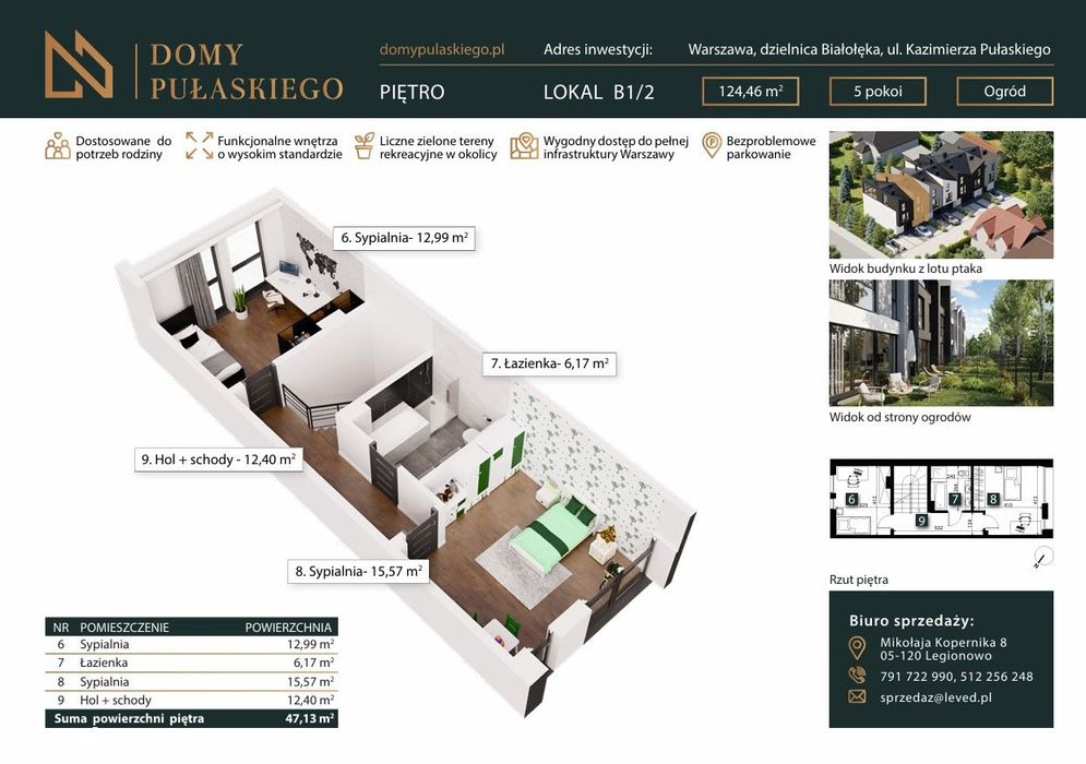 Nowoczesny dom o pow. 124,46m2 z ogródkiem Warszawa
