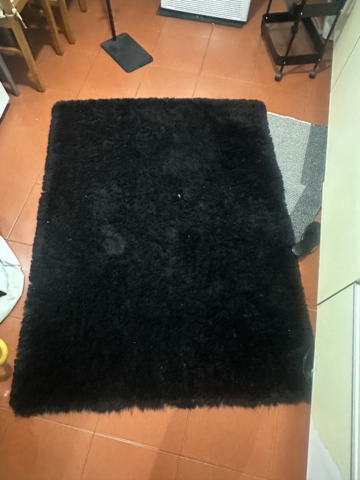 Tapete Shaggy Preto (120x170 cm)