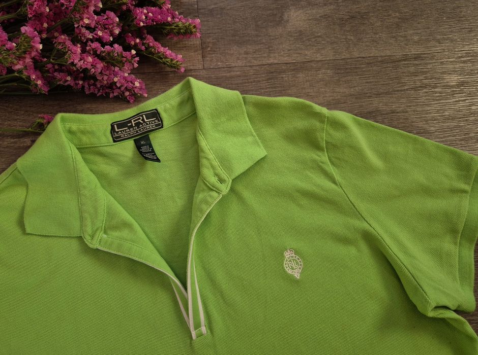 Салатове поло ralph lauren розмір xl