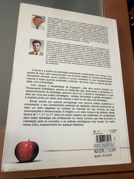 Livro “ Manual de Estratégia”