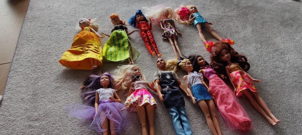 Lalki Barbie ELSA Anna Biedronka Ken