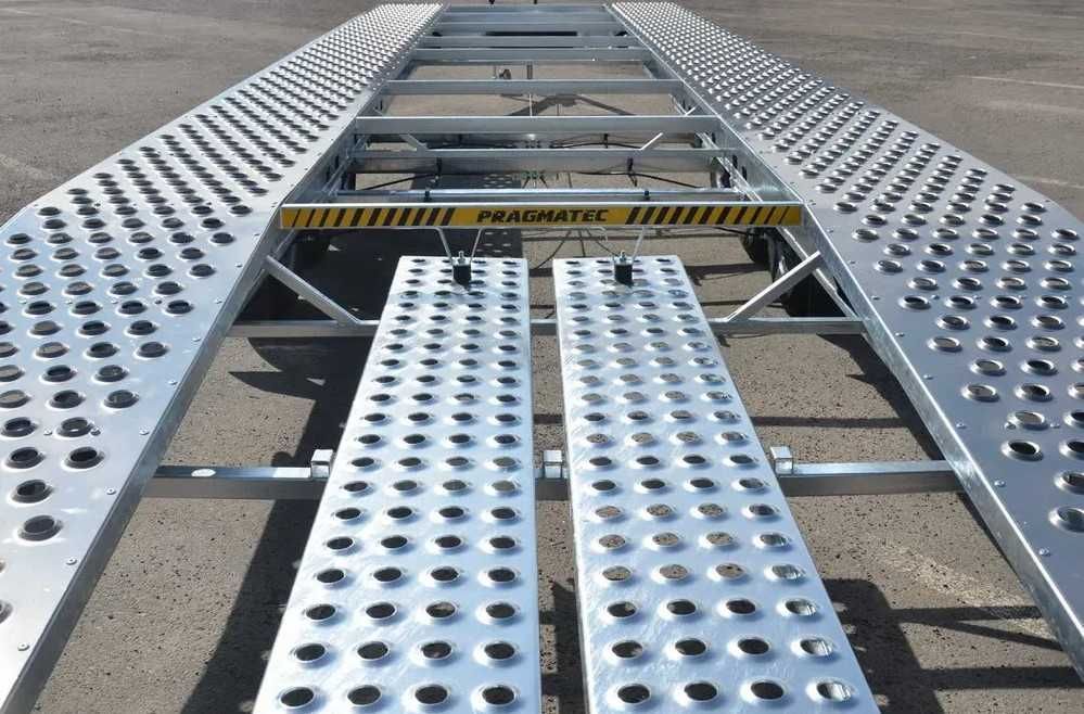 Тривісна лавета PRAGMATEC  для перевезення двох авто, лафет, прицеп