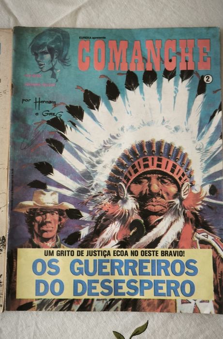 Lote 2 Revistas Comanche (Nrs. 1 e 2) - Editora Vecchi / Hermann e Greg