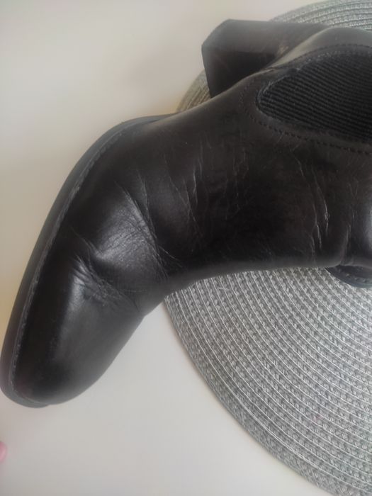 Botki Zara 40 skóra