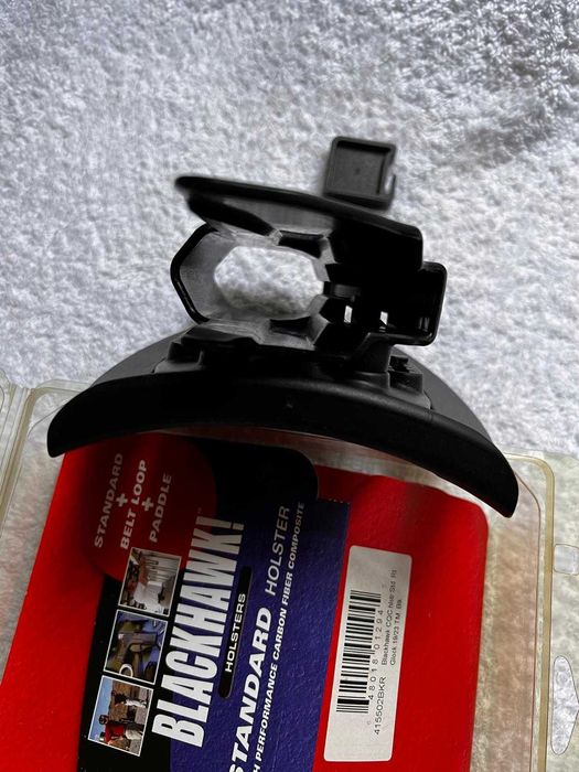 Coldre BLACKHAWK! CQC Destro para Glock 19, 23, 32 Polimero Preto