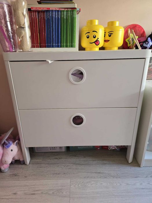 Meble dzięcięce IKEA Busunge Komoda + szafa