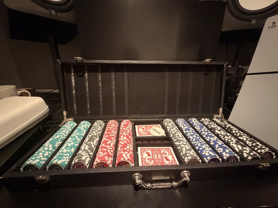 Conjunto de Fichas Numeradas em Mala de Transporte (500 Peças)
