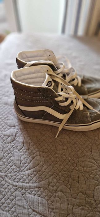 Ténis bota Vans de Camurça Cinzentos (muito bom estado)