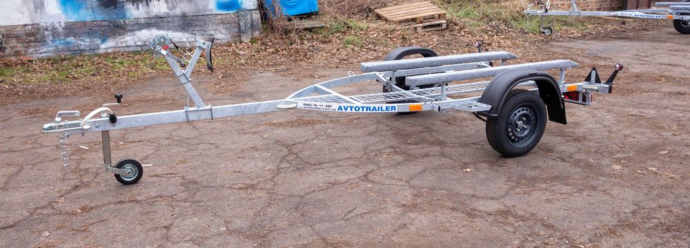 Прицеп лодочный лафет трейлер для Резиновой лодки ПВХ до 4,2м