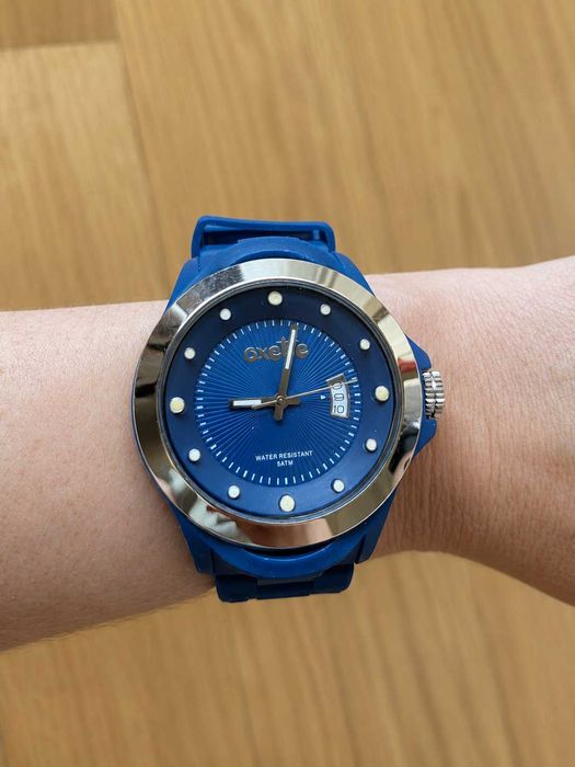 Relógio Azul em Silicone Azul - Oxette