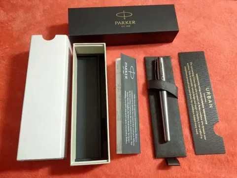 Ручка Паркер Urban Metro Metallic хром original Ручка роллер Parker