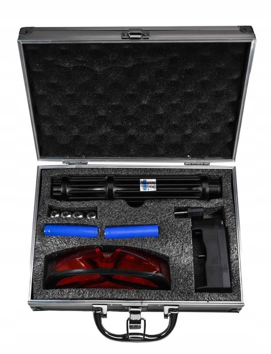 Laser Niebieski Najmocniejszy Akumulatorowy 18650 Nowy Wskaźnik Blue