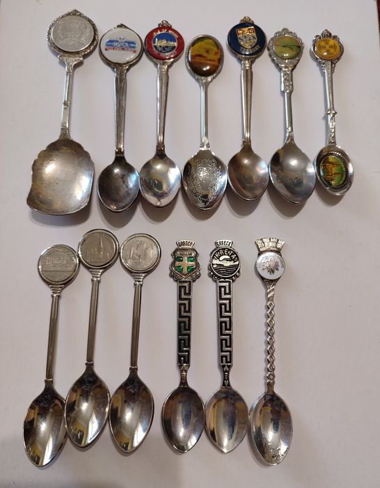 Колекційні ложки Вінтажна ваза келих олово, Італія