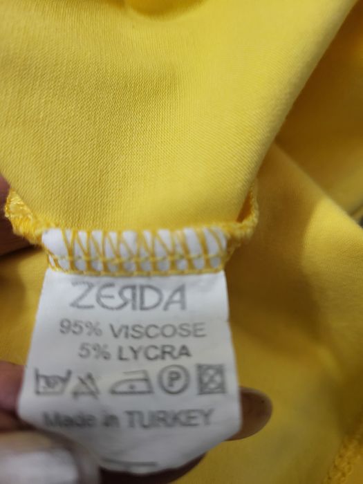 Żółta bluzka damska rozmiar M