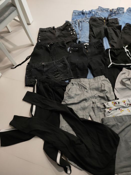 Spodnie dzinsy krotkie spodenki