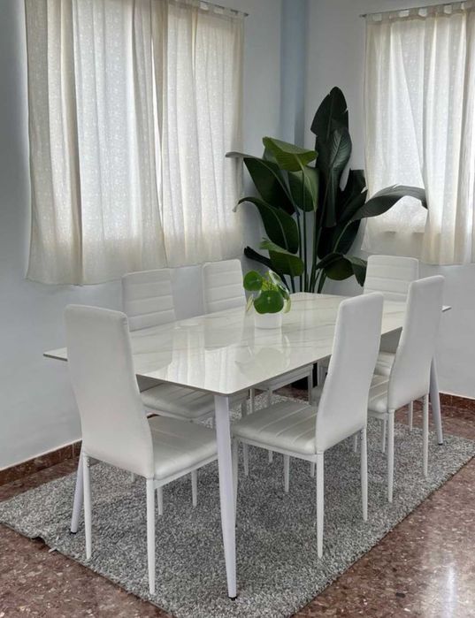 Mesa com 6 cadeiras Paga na ato entrega Envio gratis