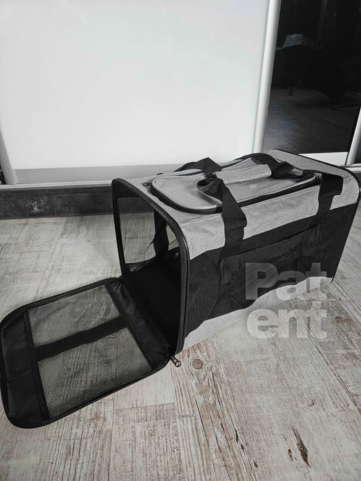 Transporter torba transportowa dla psa kota królika świnki szary