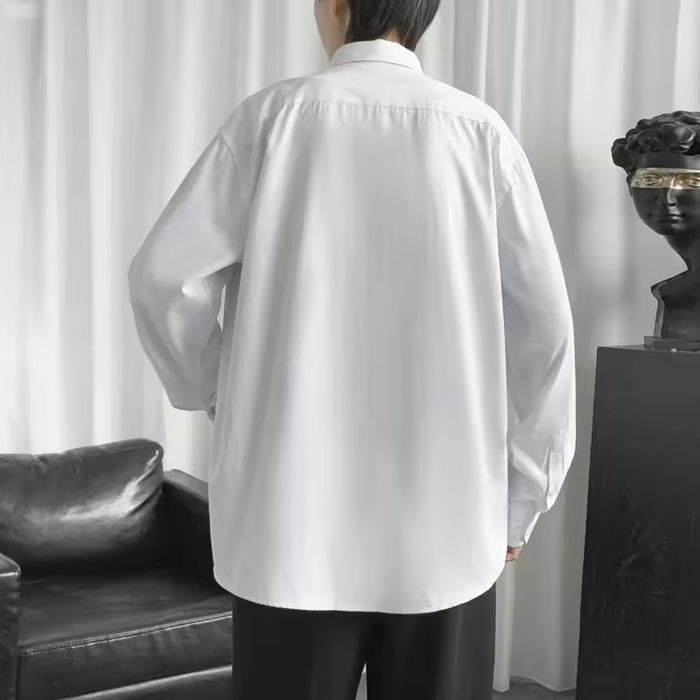 Біла рубашка с довгими рукавами 2Xl