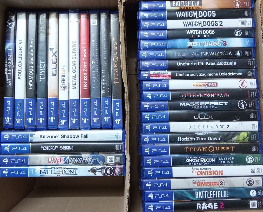 GRY na PlayStation 4 - 60 zł / sztuka - PS4