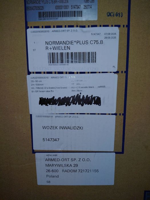 Sprzedam wózek inwalidzki NORMANDIE  PLUS