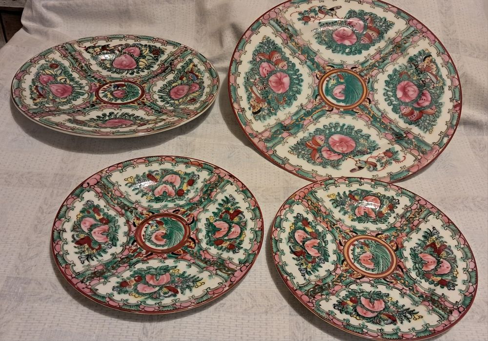 Pratos em porcelana chinesa