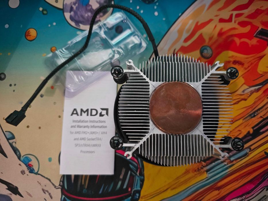 Caixa Ryzen 5 2600X + Dissipador Novo para AM4/5