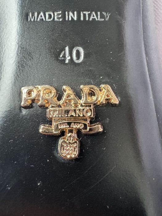Prada czolenka skorzane rozm 39/40