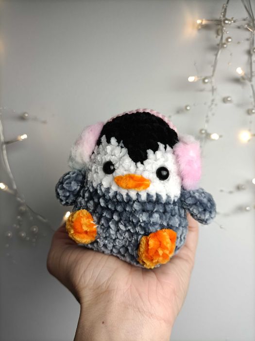 Pingwinek, pluszak handmade