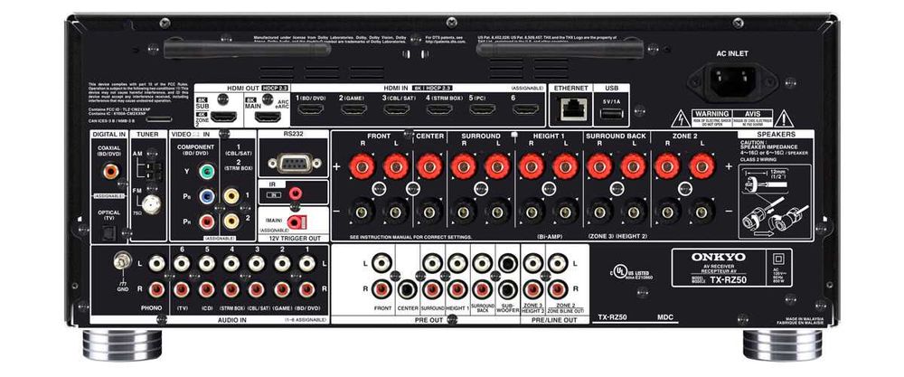 AV-ресивер Onkyo TX-RZ50(TX-RZ30/TX-RZ70/TX-8470/TX-NR7100/TX-SR3100)