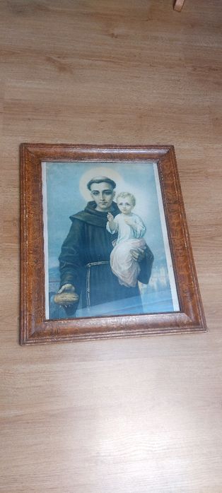 Obraz że świętą postacią