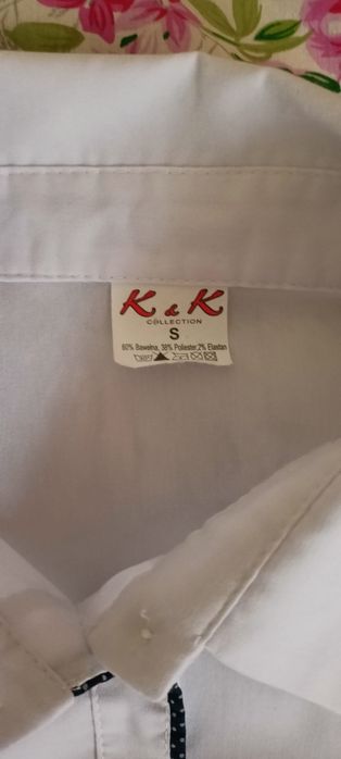 Elegancka biała koszula - rozmiar S