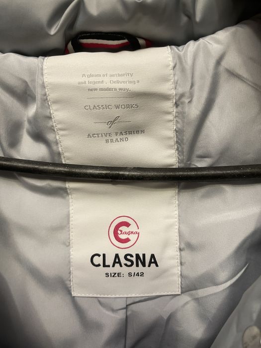 Зимний пуховик CLASNA S/42 — состояние нового
