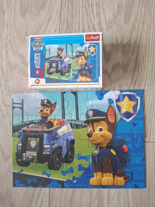 Zestaw puzzli MINI-MAXI Pidżamersi, Psi patrol