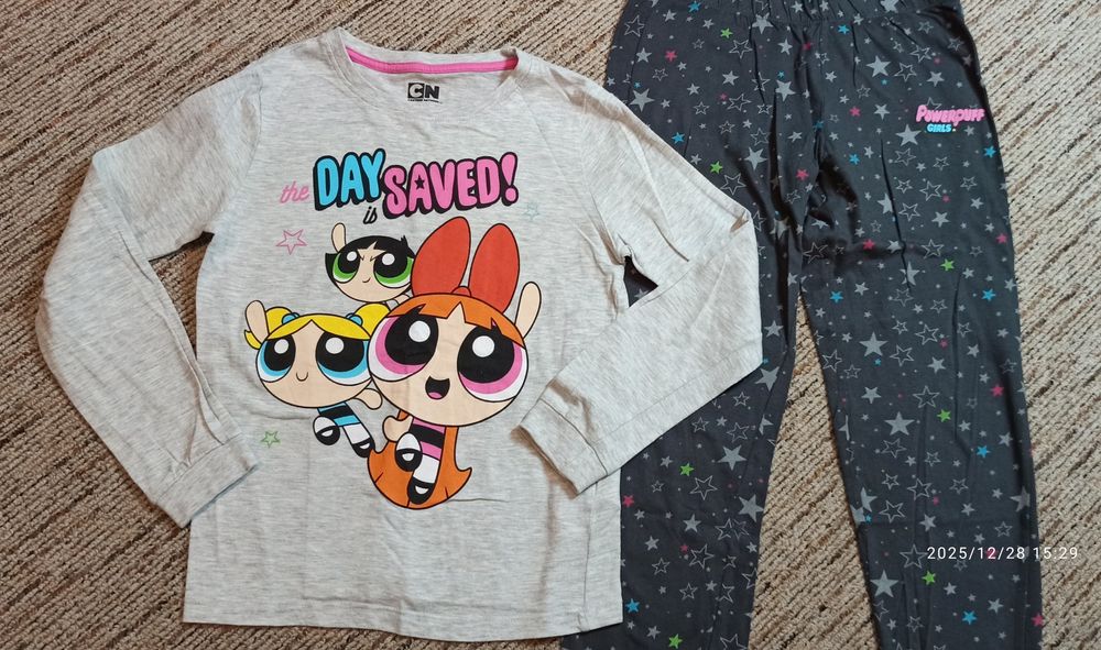 Piżama atomówki dla dziewczynki 134