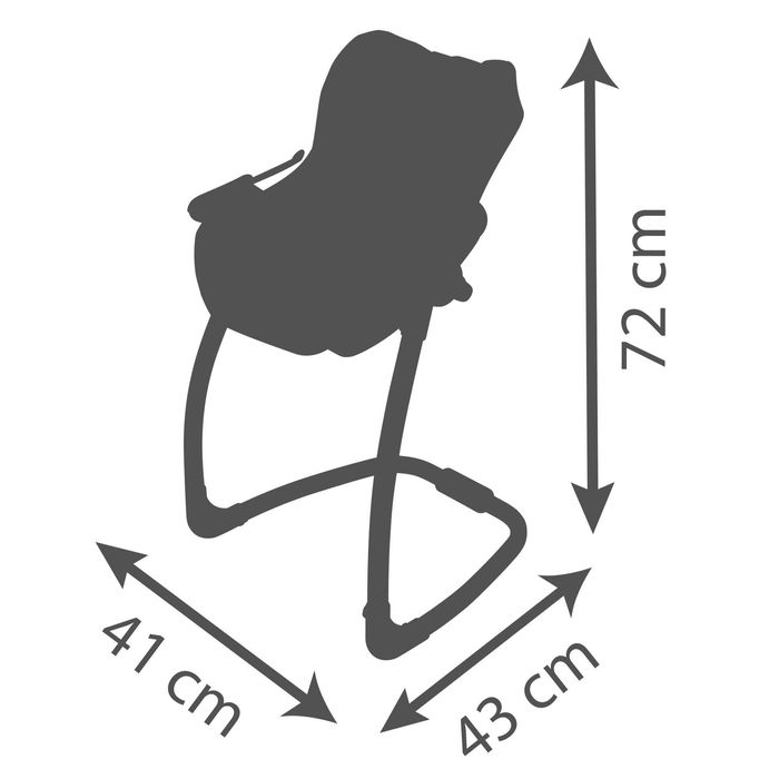 Крісло для ляльки Maxi-Cosi "3 в 1. Айворі", 43x41x71 см (7600240245)