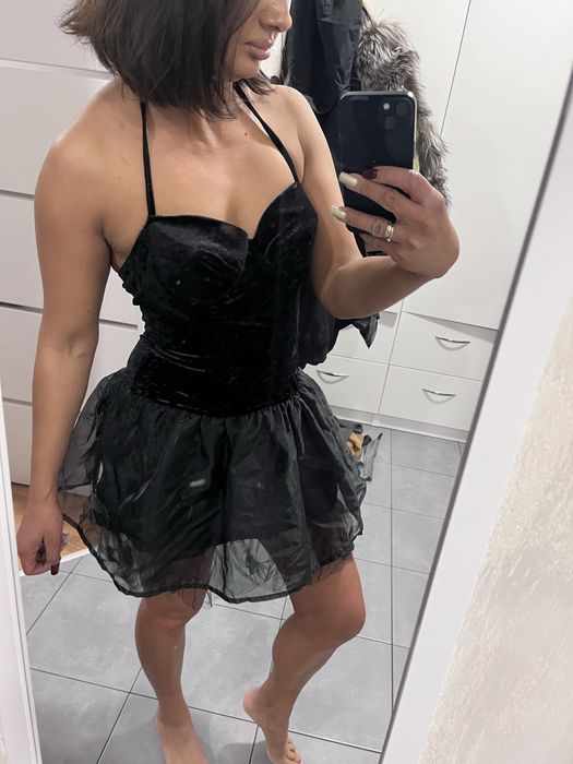 Sukienka ballerina halloween andrzejki ostatki sylwester tiul tiulowa