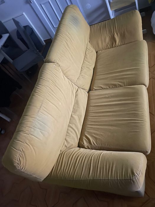 Sofá cama e poltrona