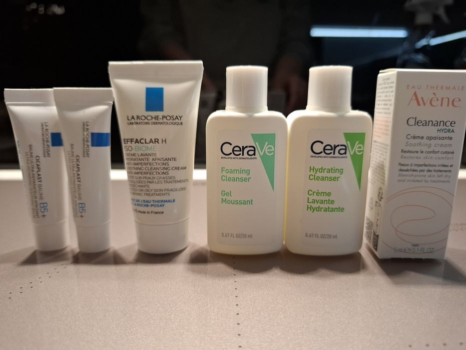 Zestaw nowych kosmetyków Avene, Cerave, La Roche-Posay i gratisy