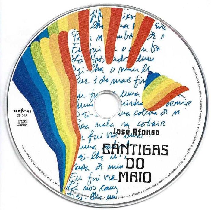 José Afonso	- - - - -		Cantigas do Maio	- - - - -	CD