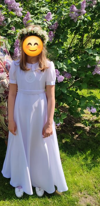 r140 sukienka komunijna