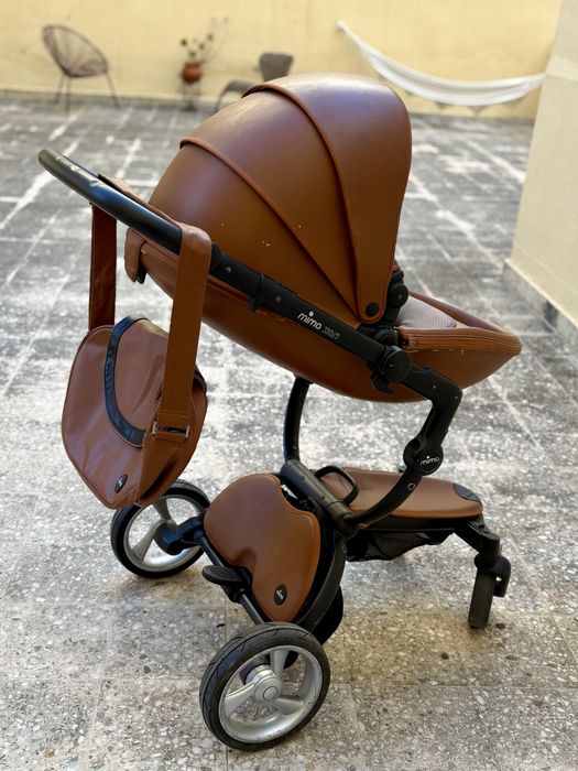 Carrinho de bebe Mima Xari Camel  Todos os acessórios