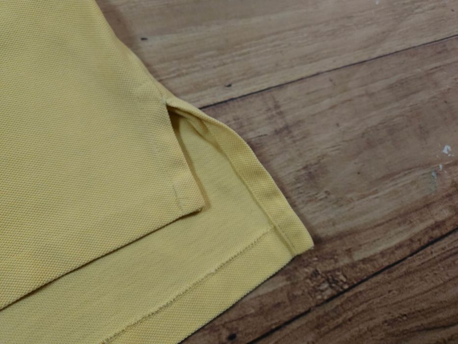 POLO RALPH LAUREN Koszulka Polo Męska Żółta Logowana r. XL