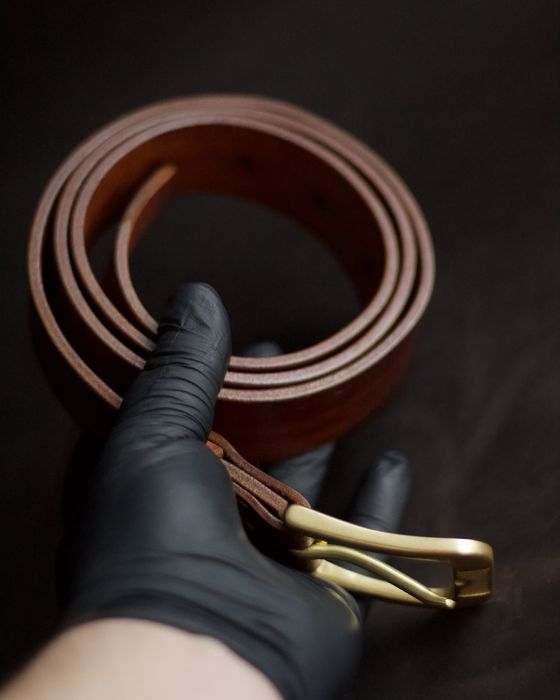 Ручна робота / Ремінь чоловічий шкіряний / Ремень мужской кожаний