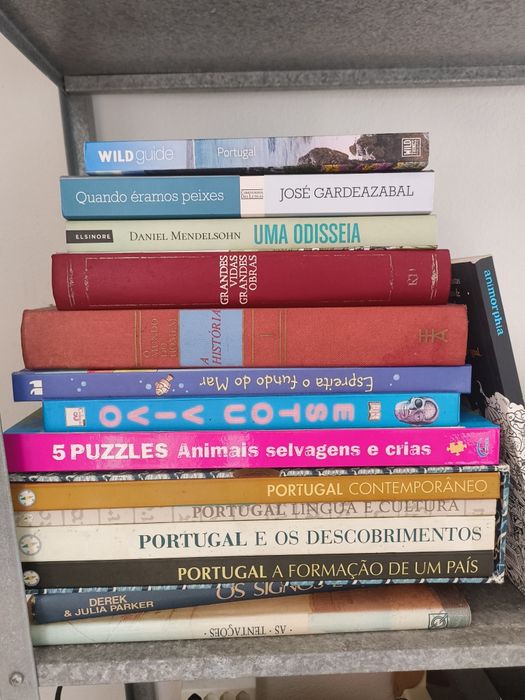 Vários livros para desocupar