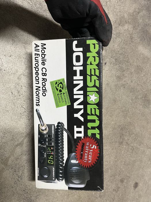 Oryginalne pudełko do CB radia President Johnny II